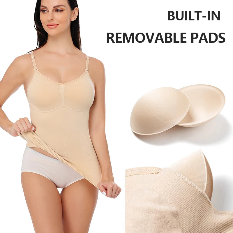 Bust Support Waist and Abdomen Control Shape Tank Top Vest