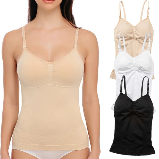 Bust Support Waist and Abdomen Control Shape Tank Top Vest